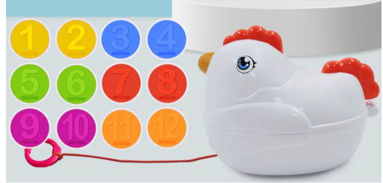 Amazon's new hen matching egg children's capsule egg early education cognitive color shape educational toy egg shell