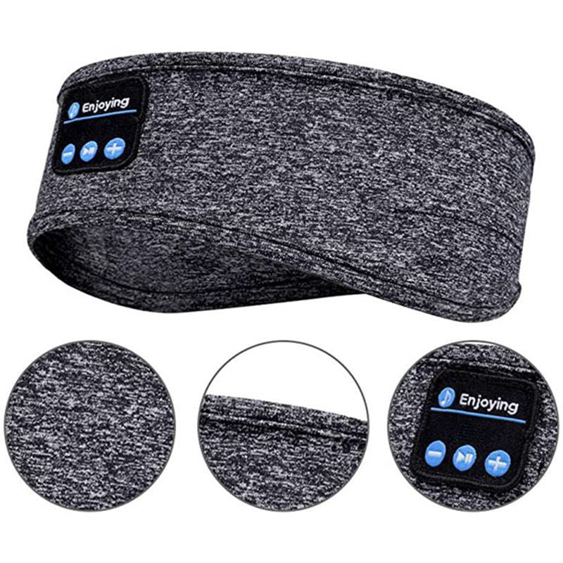 Factory Outlet Sleep Headphones Bluetooth Headscarf Headband Wireless Music Sports Headband Built-in Sleep Music Eye Mask