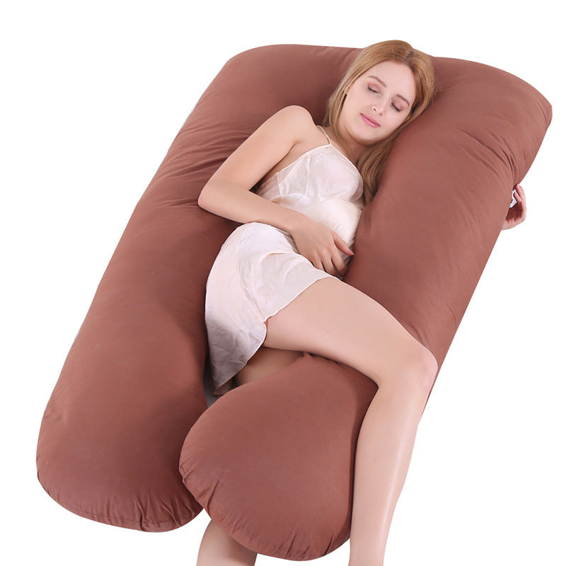 Factory direct sale multifunctional cotton washable cotton removable and washable maternity pillow waist side sleeping pillow Amazon wholesale