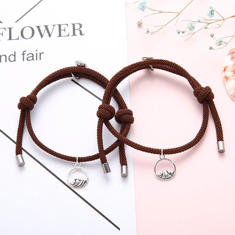 New Alloy Eachother Couple Bracelet