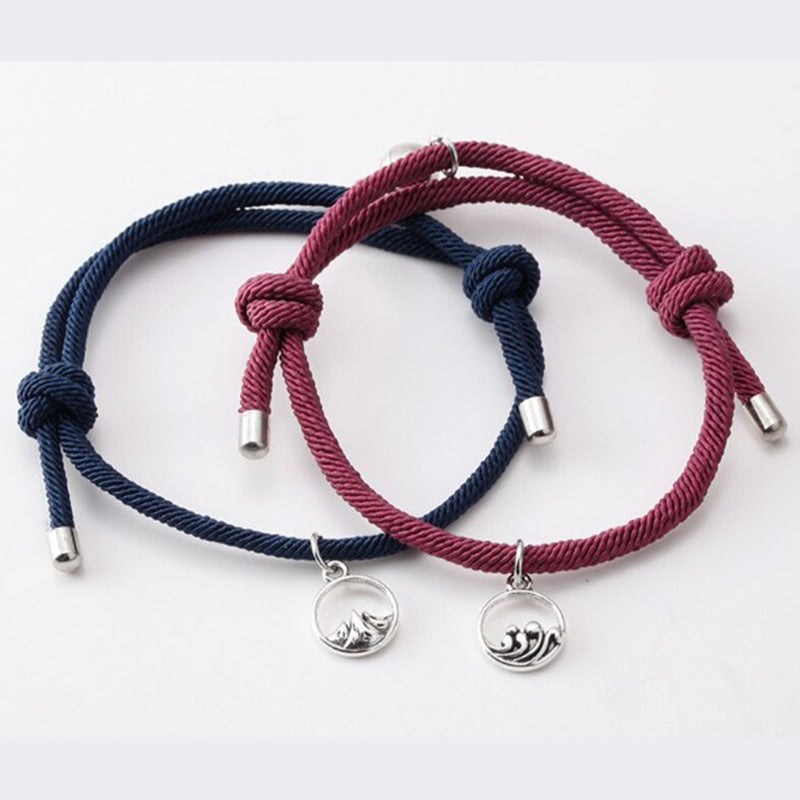 New Alloy Eachother Couple Bracelet