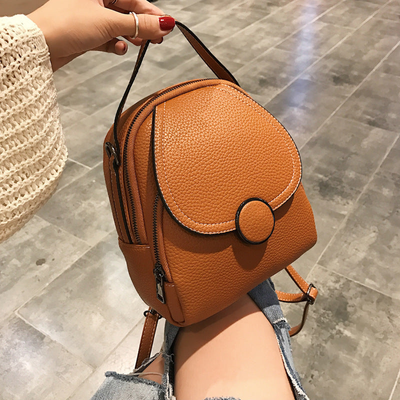 Backpack female 2019 new Korean version of Harajuku student small school bag shoulder messenger bag mini backpack travel bag