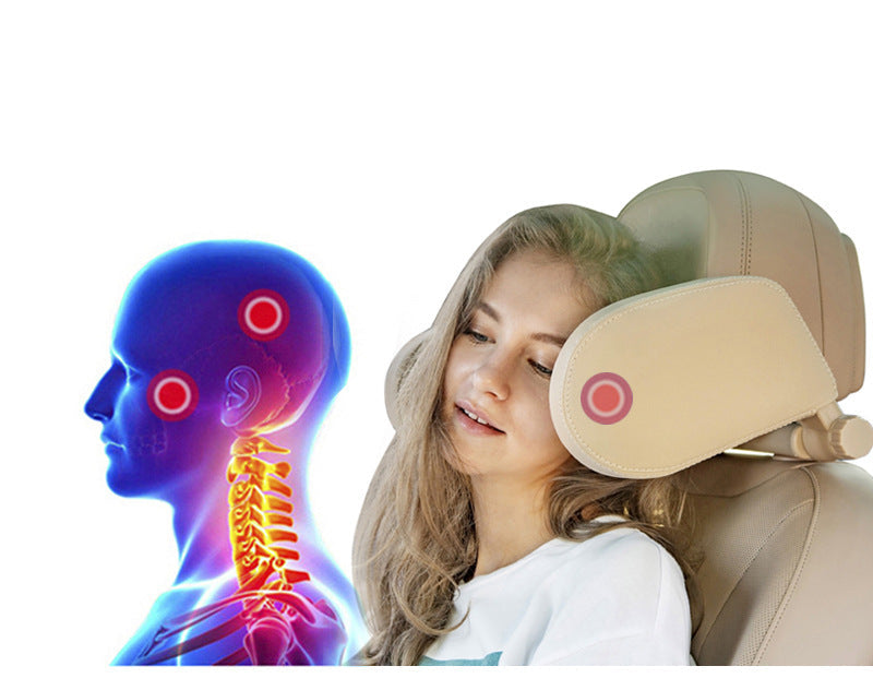 Car headrest seat backrest neck protector travel side sleep pillow rear seat headrest side pillow all seasons