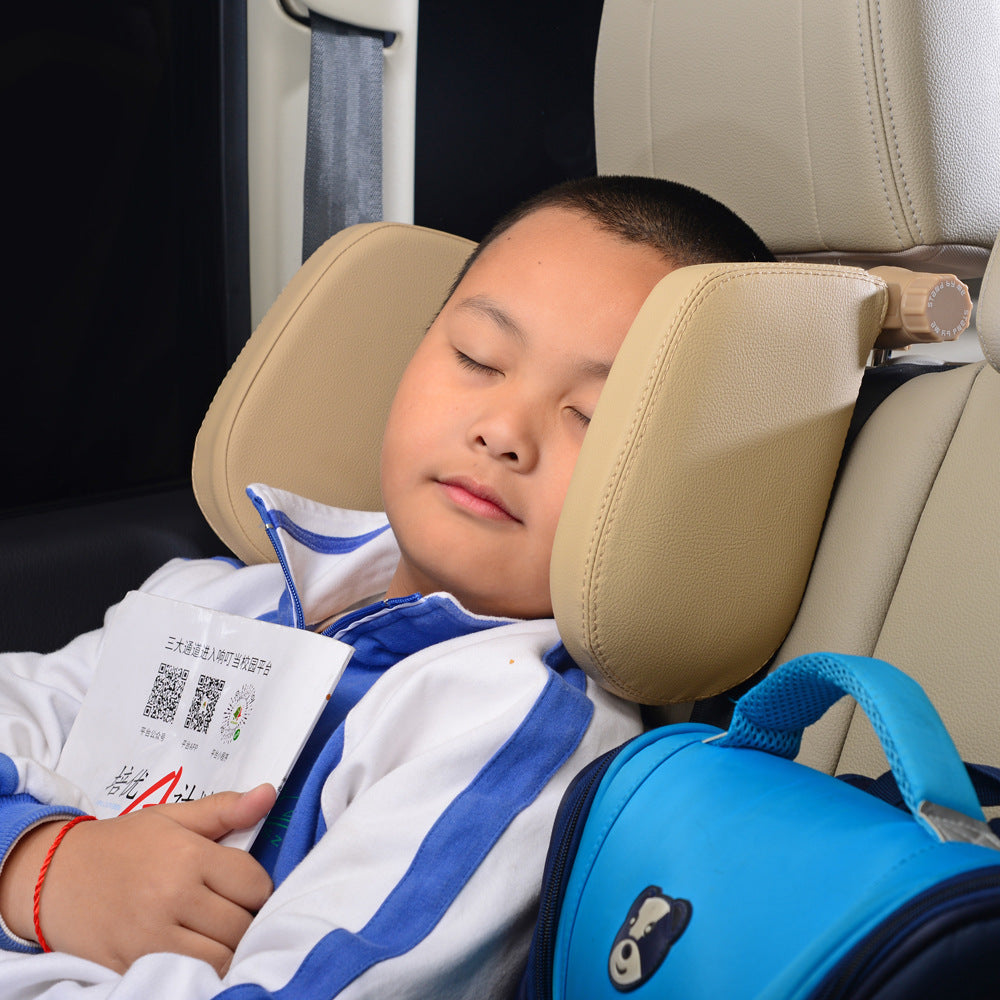 Car headrest seat backrest neck protector travel side sleep pillow rear seat headrest side pillow all seasons
