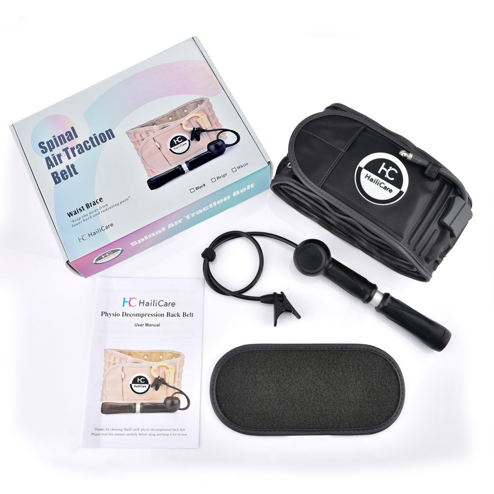 Cross-border explosive product HailiCare inflatable belt lumbar traction device waist medical fixed belt orthosis