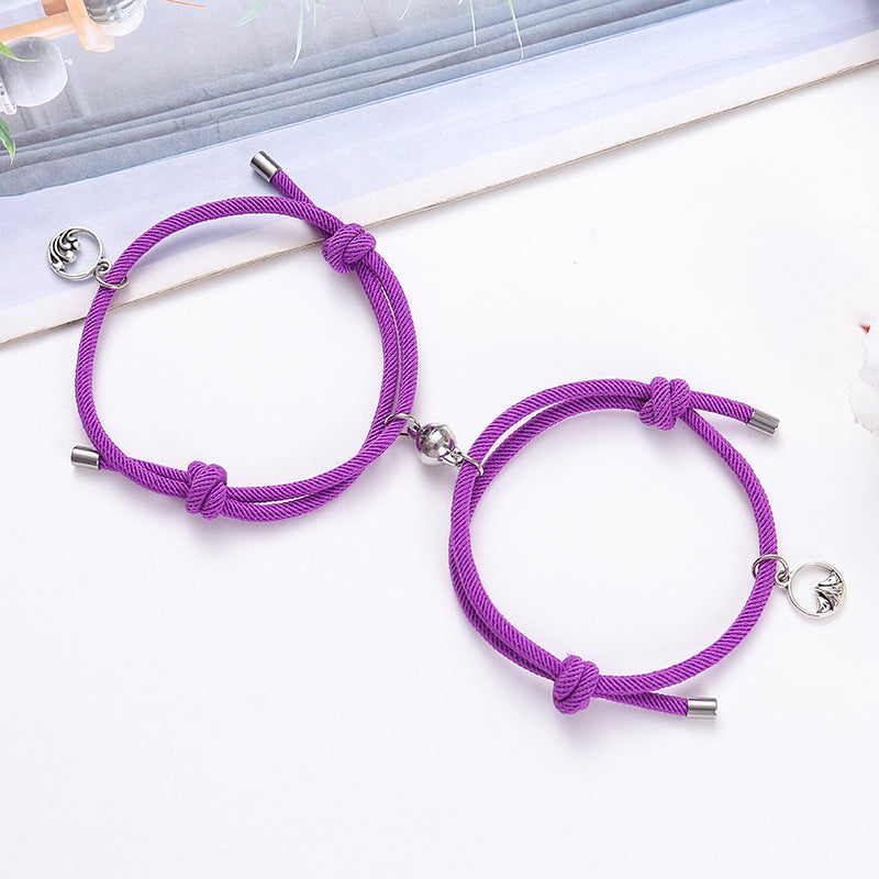 New Alloy Eachother Couple Bracelet