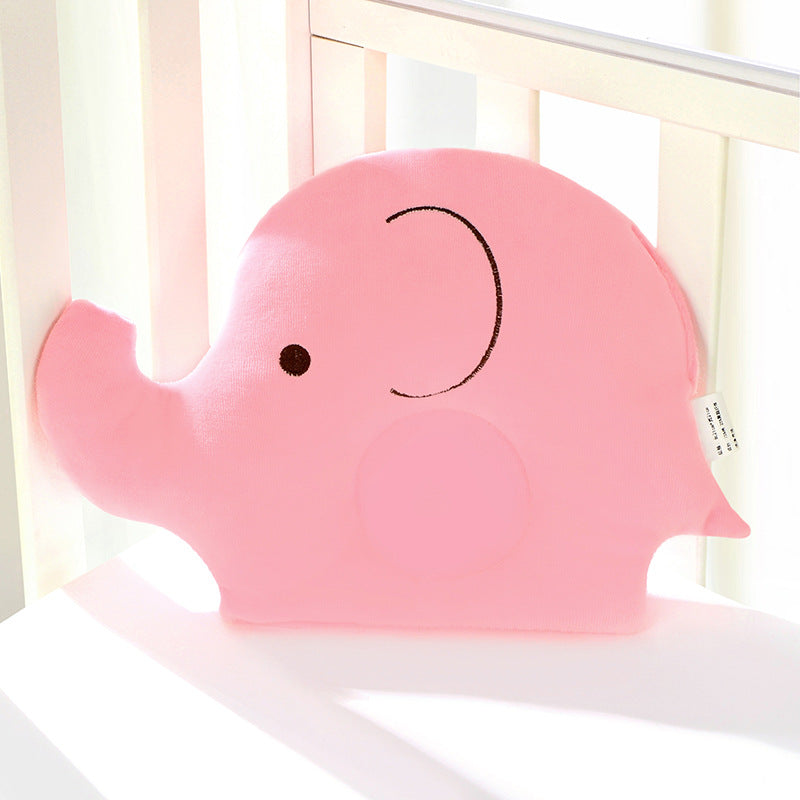 baby pillow elephant / pig cartoon baby pillow anti-head pillow 0-2 years old pillow