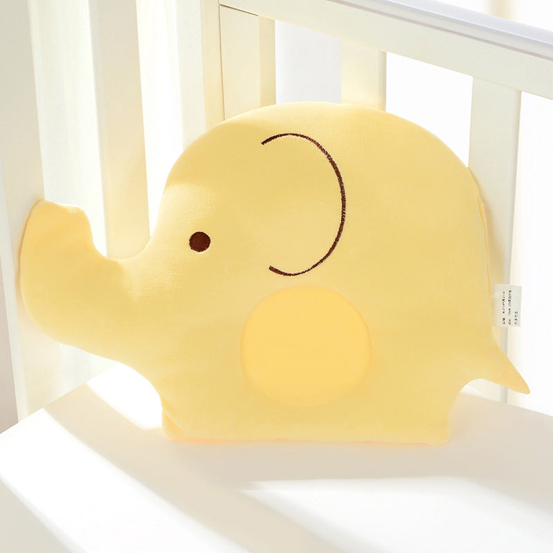 baby pillow elephant / pig cartoon baby pillow anti-head pillow 0-2 years old pillow