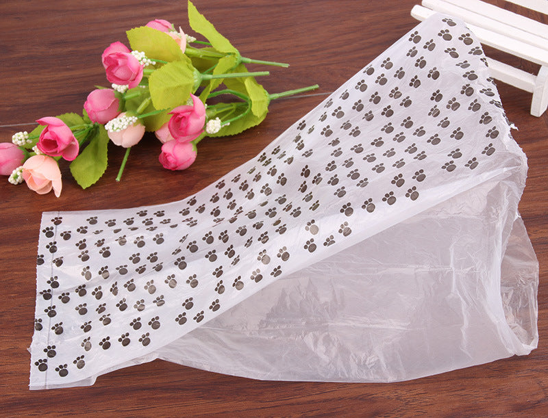 Printed pet trash bags, environmentally friendly cleaning for dogs, picking up 15 poops/dog cat supplies wholesale cleaning