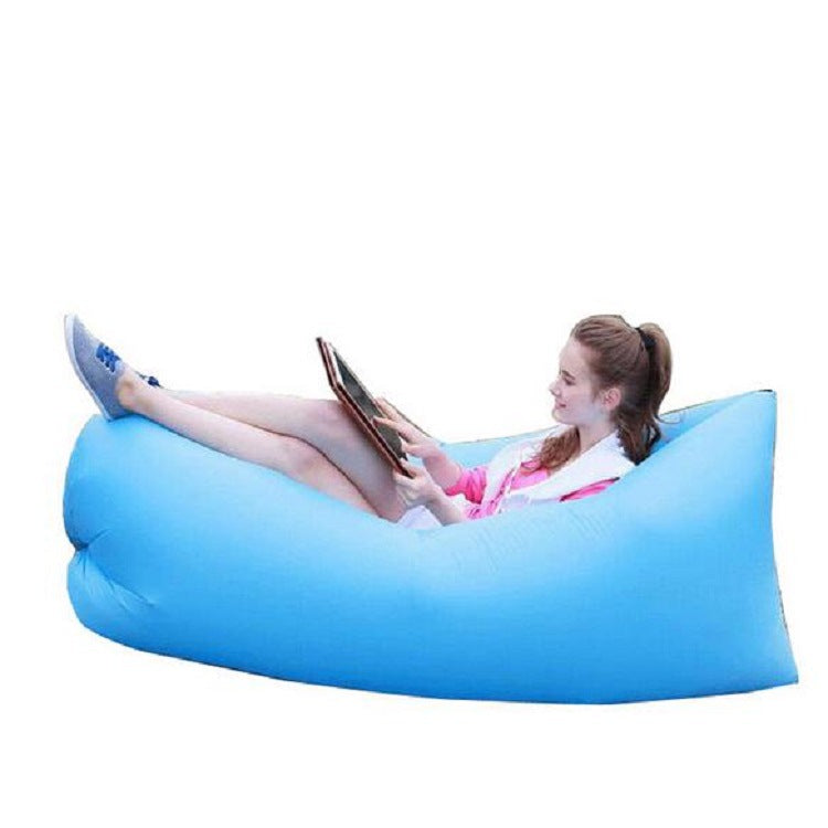 Outdoor Europe and America lazy sofa portable collapsible inflatable sofa beach sleeping bag camping air sofa bed