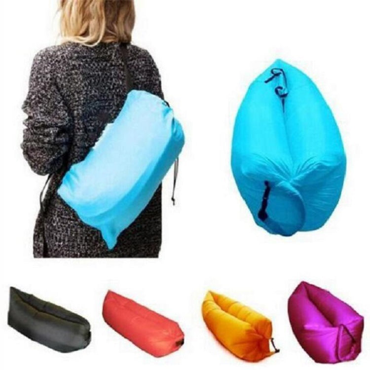 Outdoor Europe and America lazy sofa portable collapsible inflatable sofa beach sleeping bag camping air sofa bed