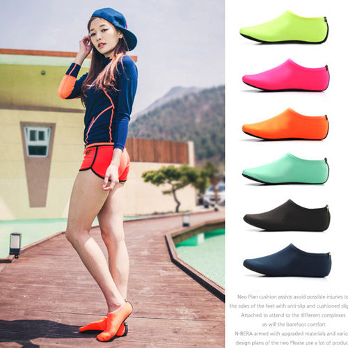 Beach socks snorkeling shoe cover general equipment swimming diving socks snorkeling socks swimming socks non-slip (Leica)