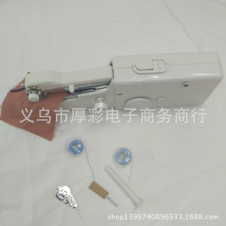 Handheld portable sewing machine handy stitch multifunctional mini electric sewing machine sewing machine pink