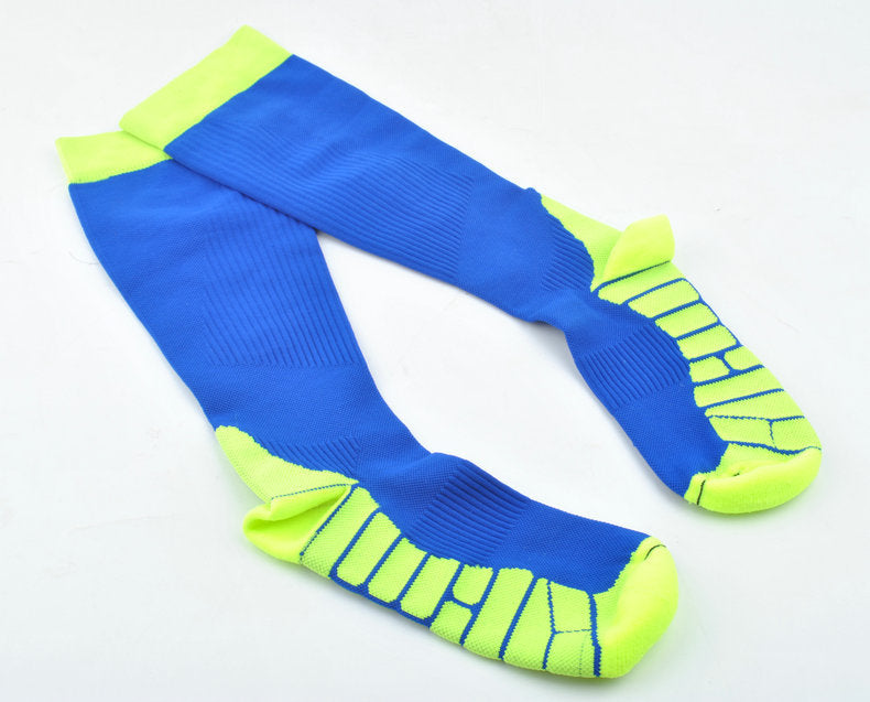 Thick outdoor sports ski riding moisture-absorbing terry towel socks long tube running function socks training socks compression socks
