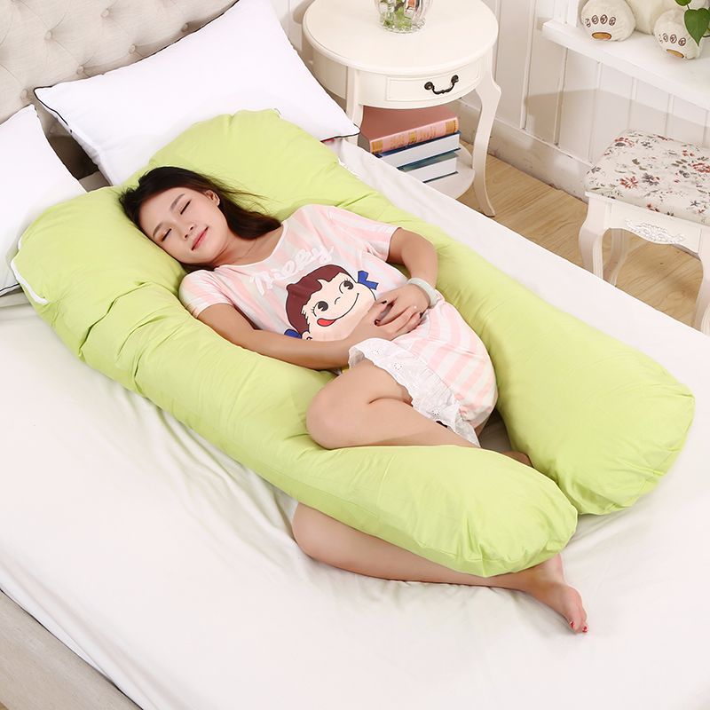 Multifunctional maternity pillow side pillow cotton removable and washable U-shaped nap pillow cushion factory direct sales