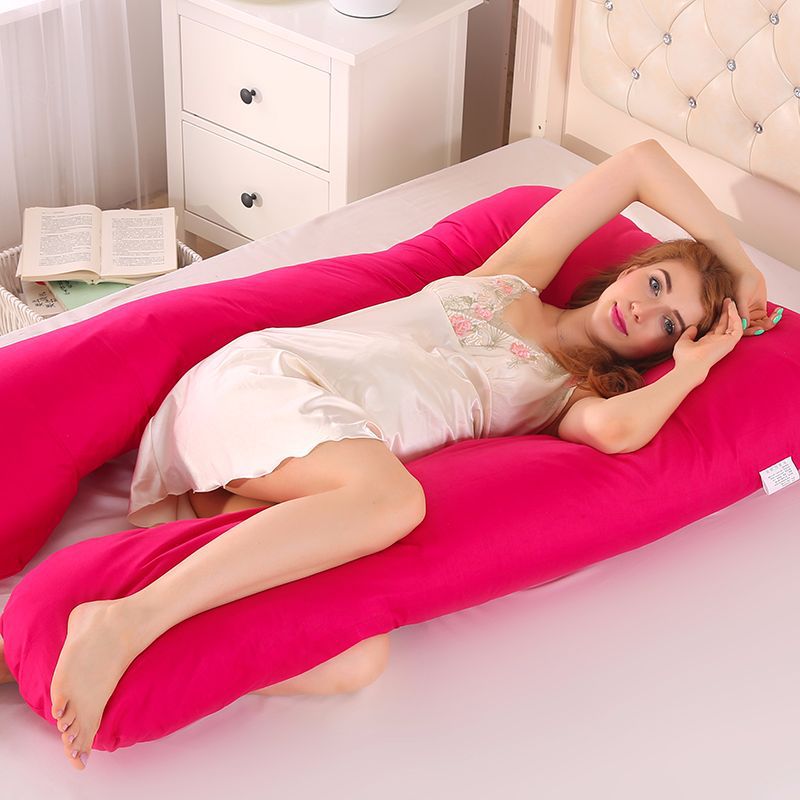 Multifunctional maternity pillow side pillow cotton removable and washable U-shaped nap pillow cushion factory direct sales