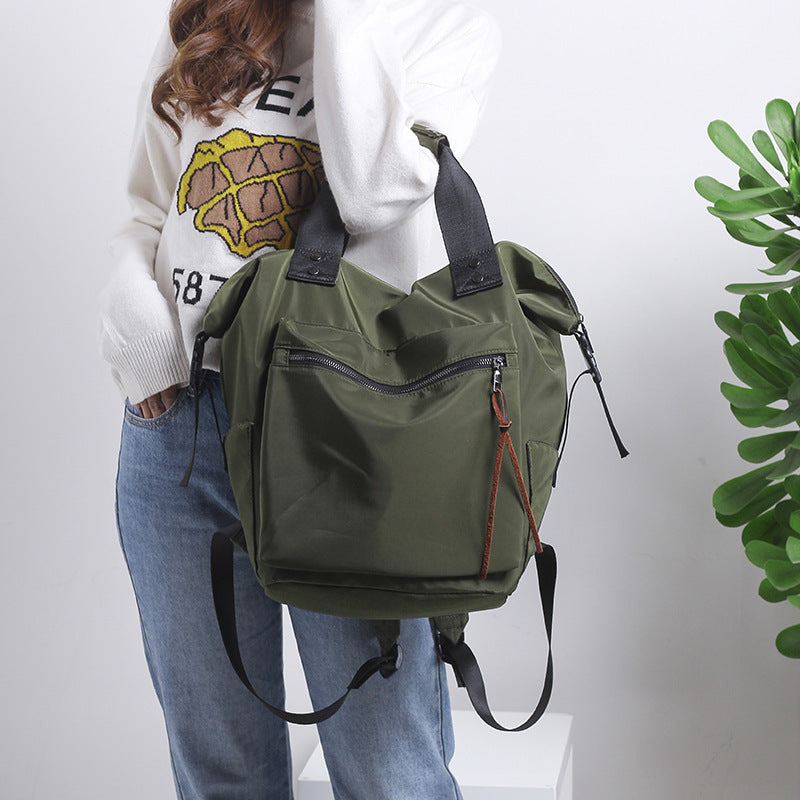 Korean style backpack trendy women's large-capacity travel backpack Wild College Middle School Student Schoolbag Campus
