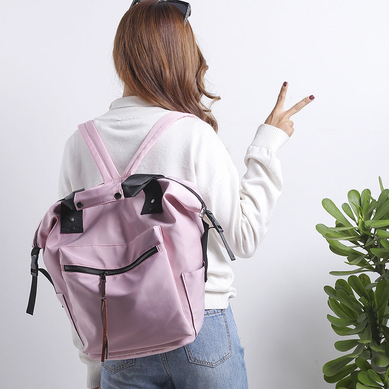 Korean style backpack trendy women's large-capacity travel backpack Wild College Middle School Student Schoolbag Campus