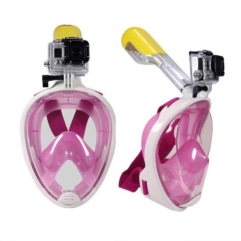 Manufacturers directly supply a large number of full-face mask full-face goggles adult children diving masks snorkeling masks