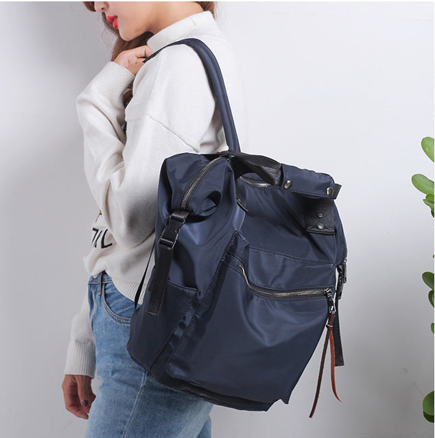 Korean style backpack trendy women's large-capacity travel backpack Wild College Middle School Student Schoolbag Campus