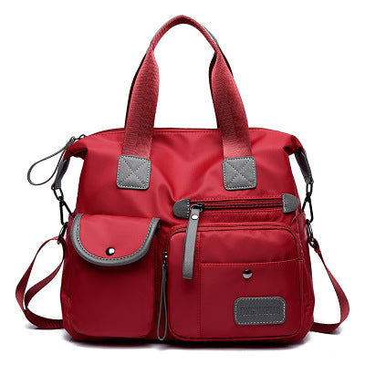2020 new fashion Korean waterproof Oxford cloth handbag casual nylon shoulder diagonal bag female bag canvas bag