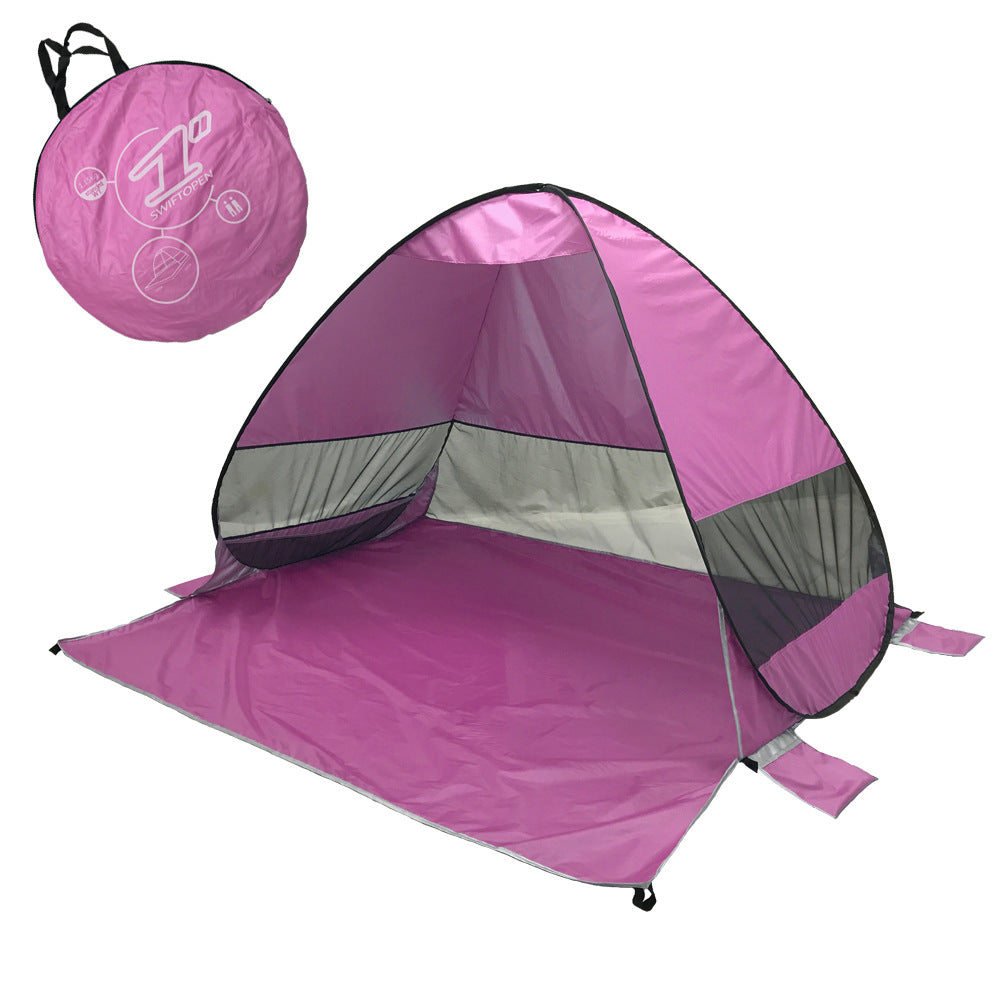 Beach tents, cross-border Amazon explosion models, automatic 2 seconds speed open beach shade OEM