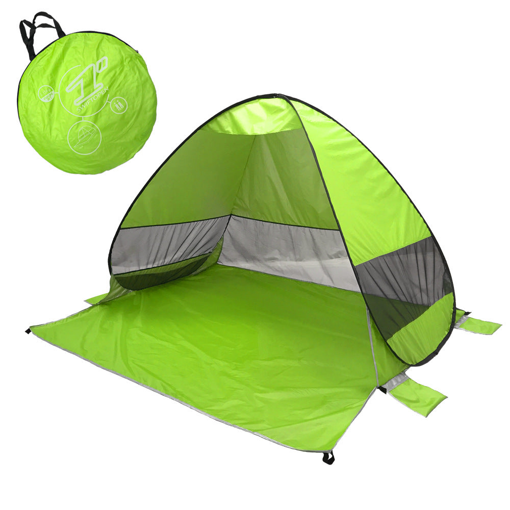 Beach tents, cross-border Amazon explosion models, automatic 2 seconds speed open beach shade OEM
