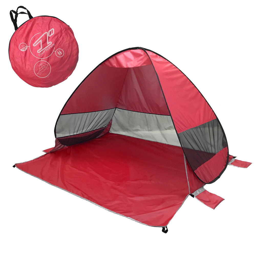 Beach tents, cross-border Amazon explosion models, automatic 2 seconds speed open beach shade OEM