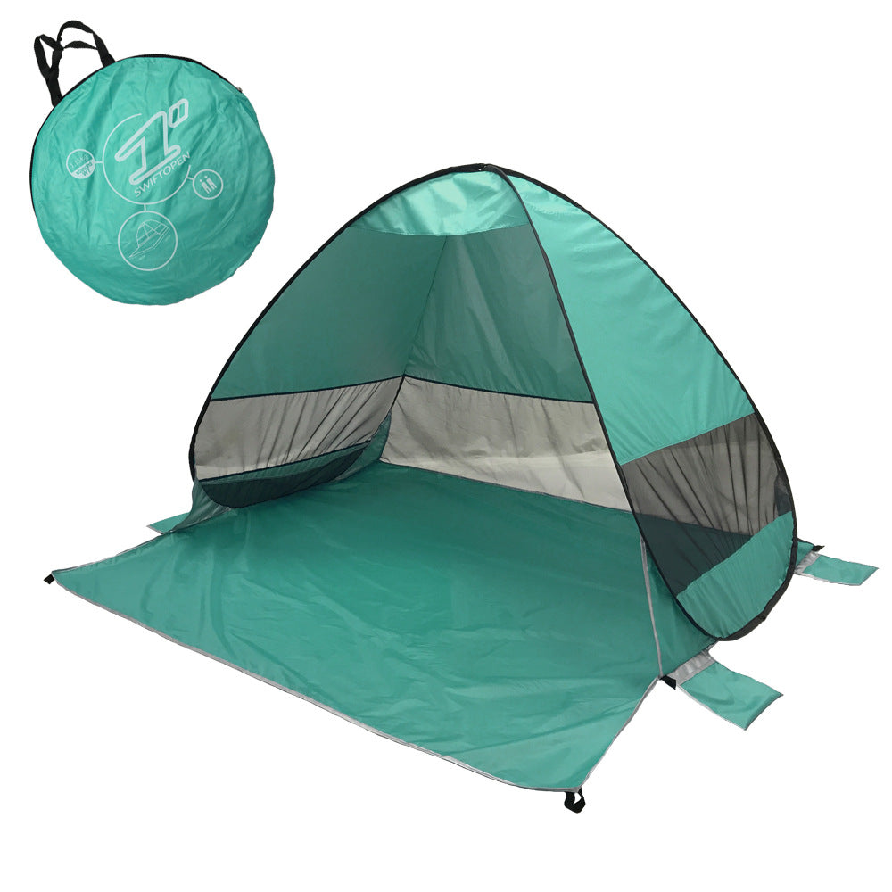 Beach tents, cross-border Amazon explosion models, automatic 2 seconds speed open beach shade OEM