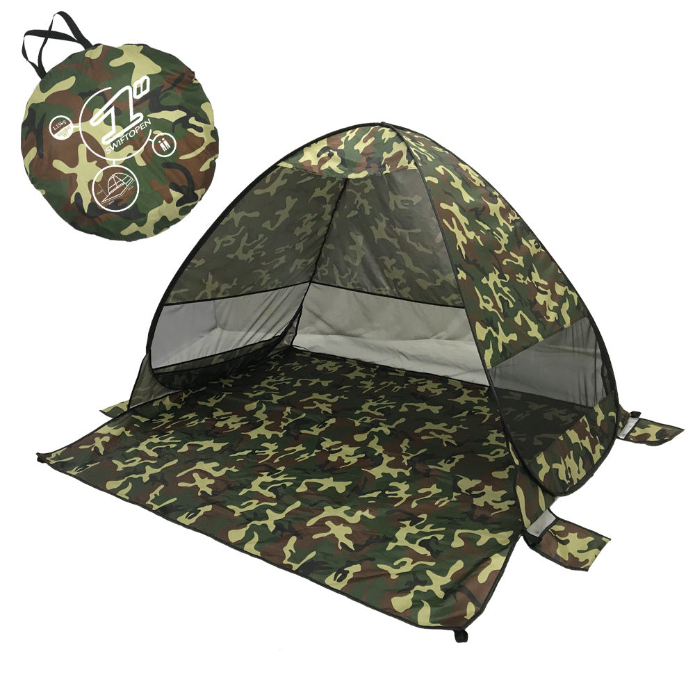 Beach tents, cross-border Amazon explosion models, automatic 2 seconds speed open beach shade OEM