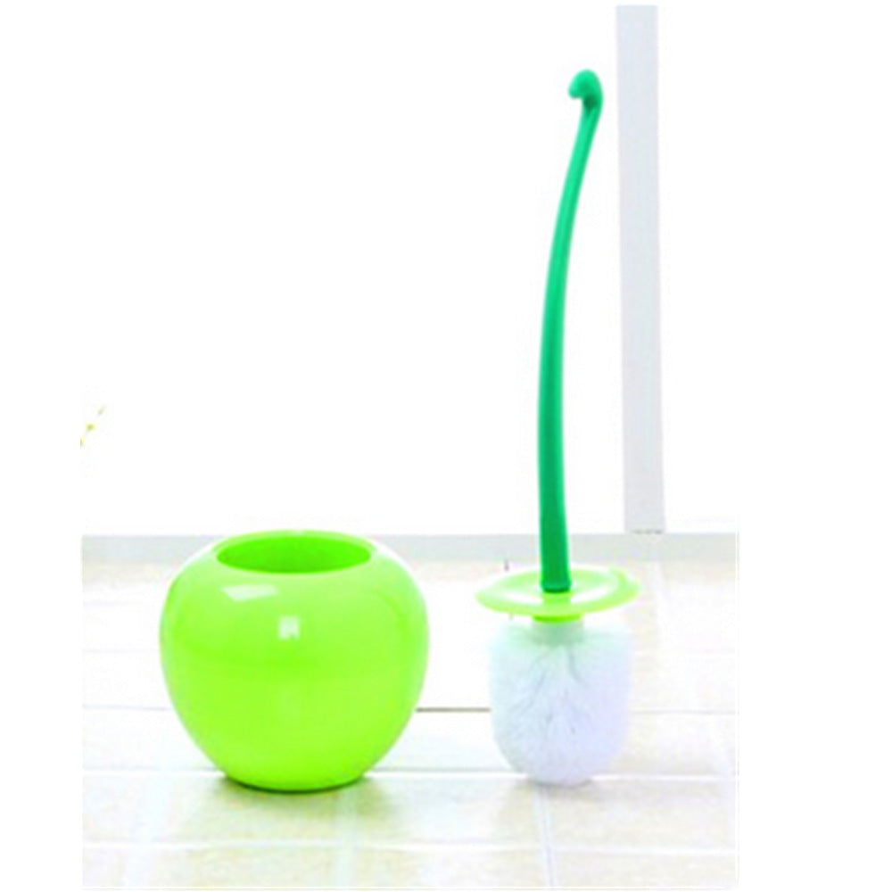 Amazon explosion red brush head cherry toilet brush toilet brush set plastic brush cleaning brush can design mold