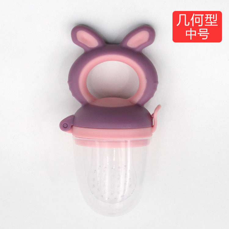 New baby bite music fruit and vegetable music net bag baby pacifier fruit and vegetable food supplement factory direct sales