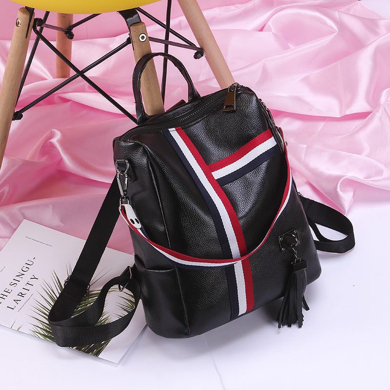 Bag female 2020 new dual-use backpack backpack female bag factory wholesale Amoy source fashion one generation