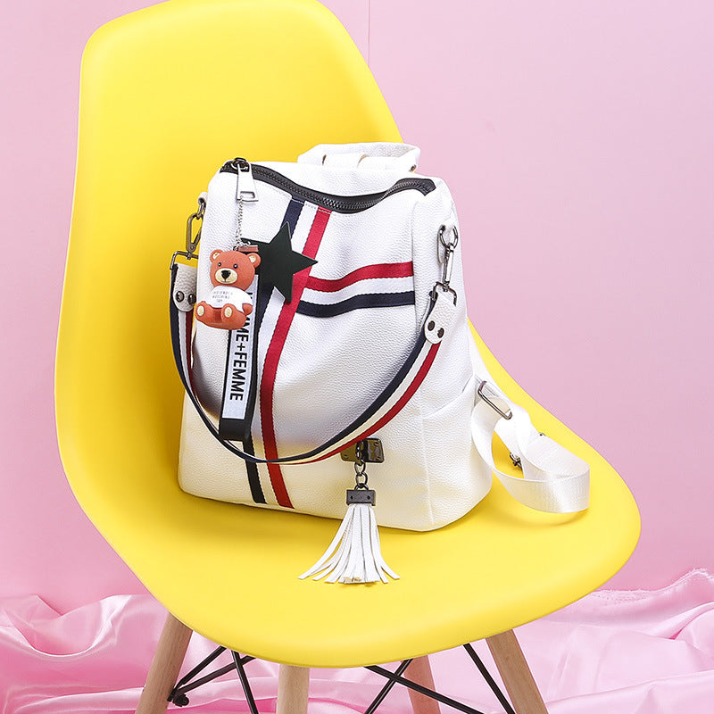 Bag female 2020 new dual-use backpack backpack female bag factory wholesale Amoy source fashion one generation