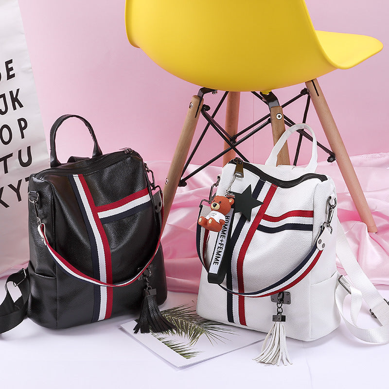 Bag female 2020 new dual-use backpack backpack female bag factory wholesale Amoy source fashion one generation