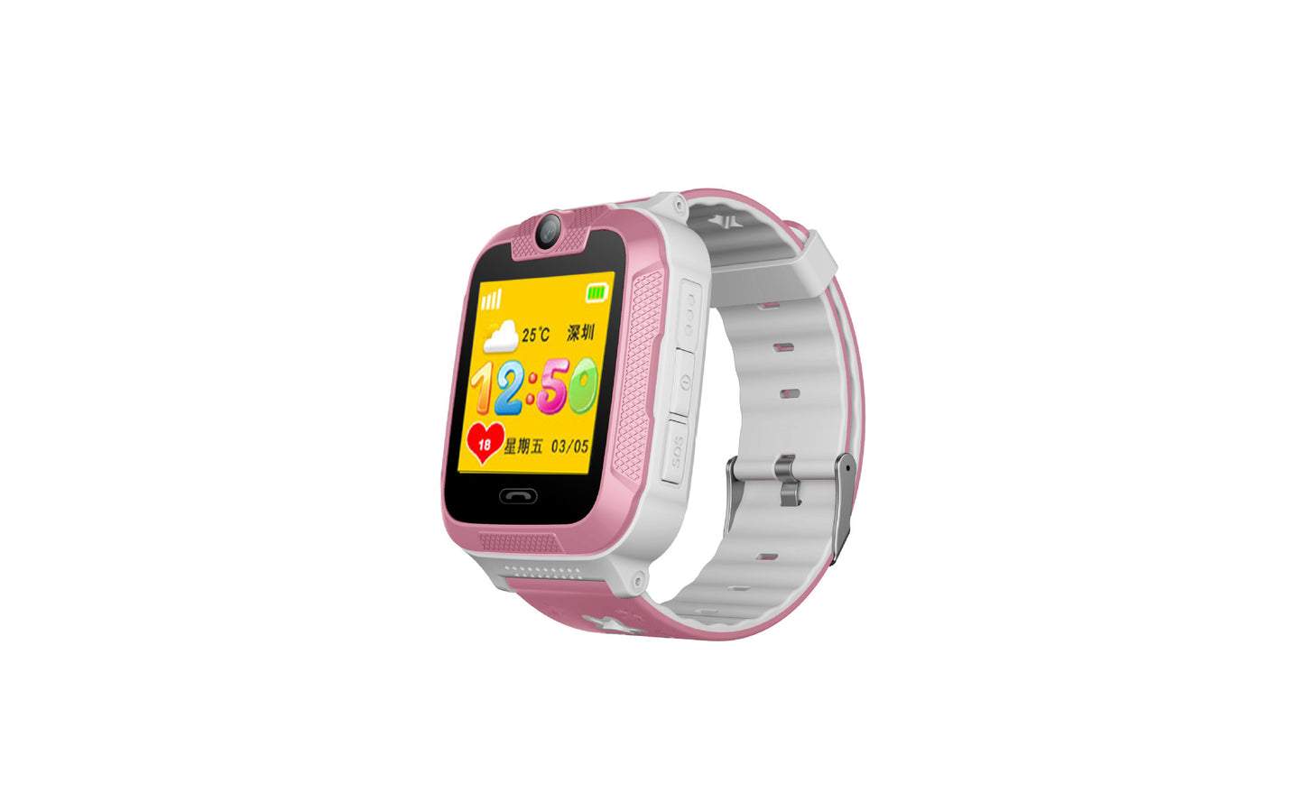 3G children's phone watch color screen touch screen camera GPS positioning children's smart watch