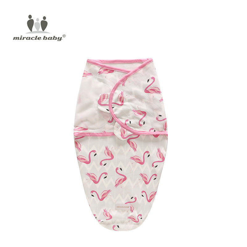 Cross-border hot-selling baby swaddle sleeping bag Newborn swaddle wrapper Spring and summer thin cotton sleeping bag