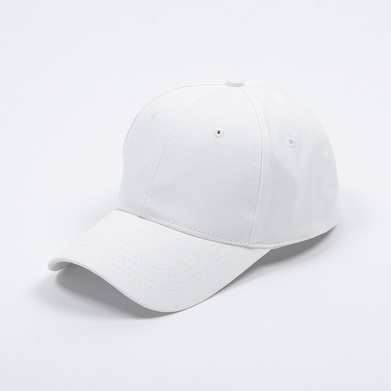 Women's ponytail baseball cap solid color breathable sunshade sun hat after opening Sports tennis cap