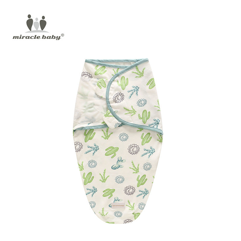 Cross-border hot-selling baby swaddle sleeping bag Newborn swaddle wrapper Spring and summer thin cotton sleeping bag