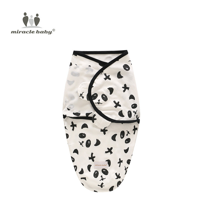 Cross-border hot-selling baby swaddle sleeping bag Newborn swaddle wrapper Spring and summer thin cotton sleeping bag