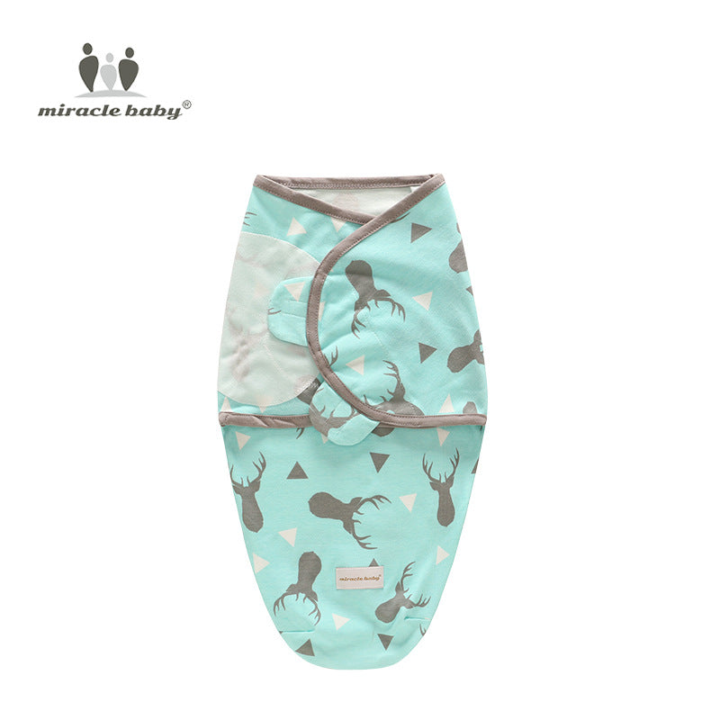 Cross-border hot-selling baby swaddle sleeping bag Newborn swaddle wrapper Spring and summer thin cotton sleeping bag