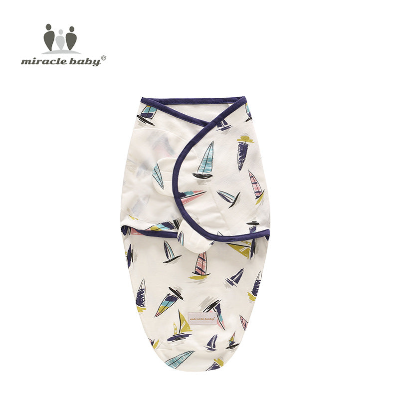 Cross-border hot-selling baby swaddle sleeping bag Newborn swaddle wrapper Spring and summer thin cotton sleeping bag