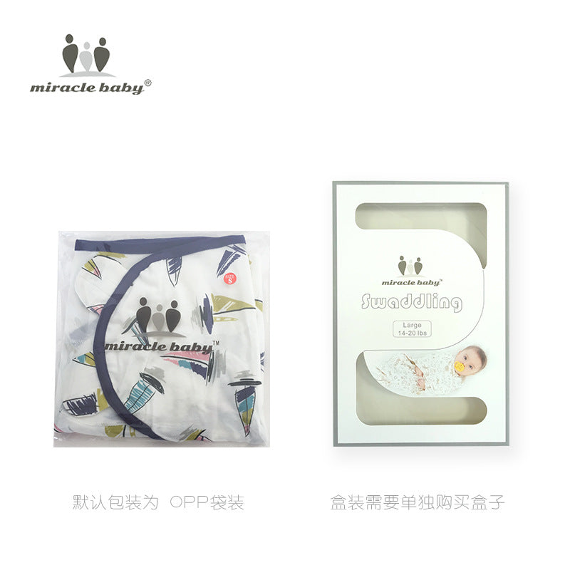 Cross-border hot-selling baby swaddle sleeping bag Newborn swaddle wrapper Spring and summer thin cotton sleeping bag