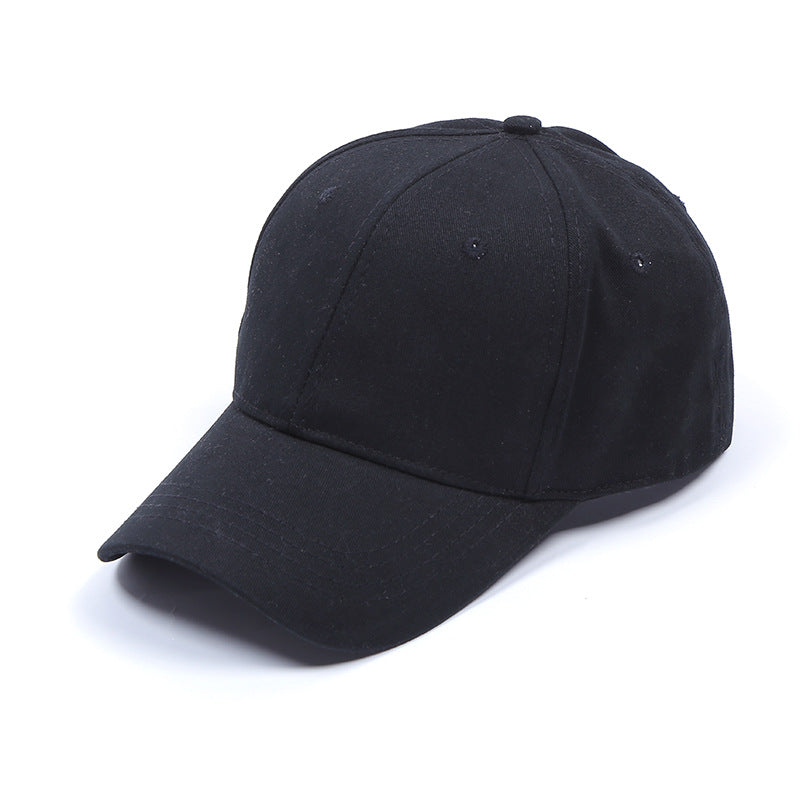 Women's ponytail baseball cap solid color breathable sunshade sun hat after opening Sports tennis cap