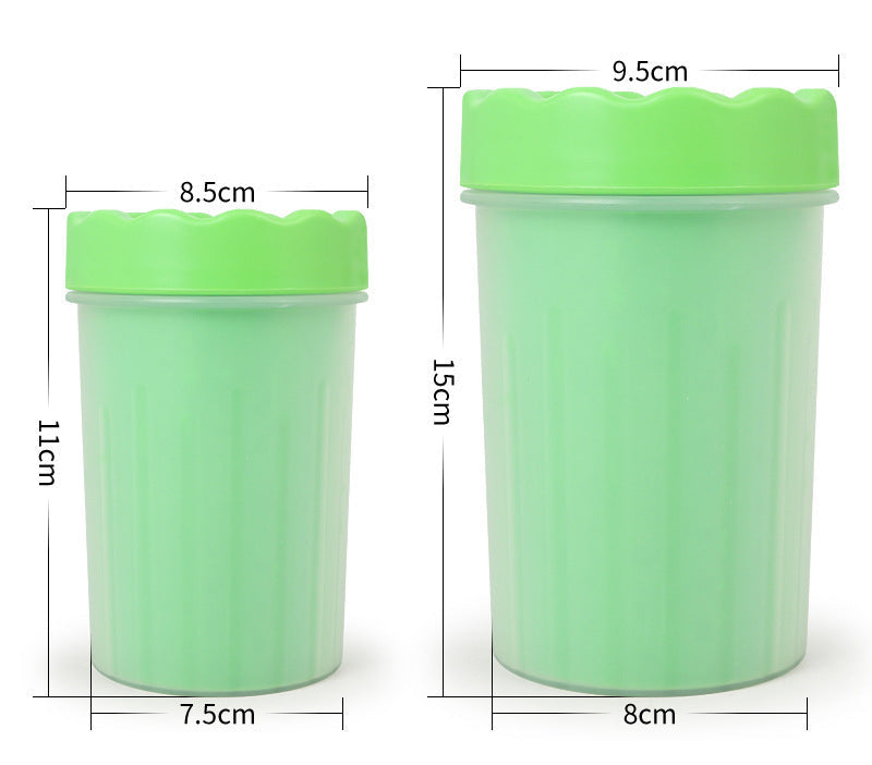 Pet foot wash cup dog paw wash foot pet supplies soft silicone brush easy to clean cat dog bath brush