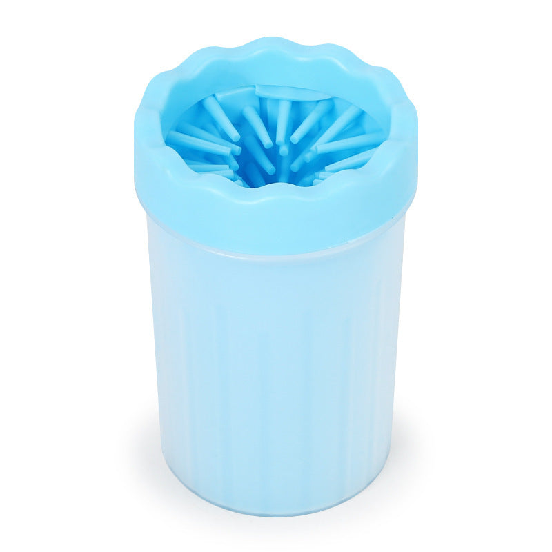 Pet foot wash cup dog paw wash foot pet supplies soft silicone brush easy to clean cat dog bath brush