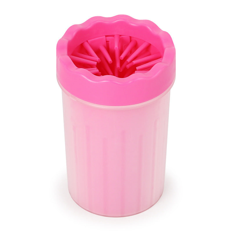 Pet foot wash cup dog paw wash foot pet supplies soft silicone brush easy to clean cat dog bath brush