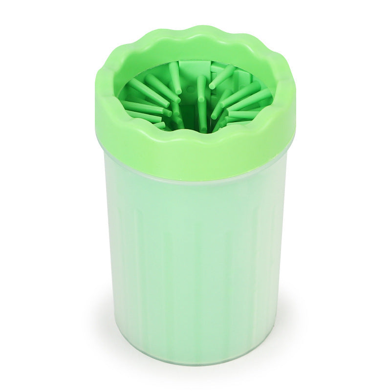 Pet foot wash cup dog paw wash foot pet supplies soft silicone brush easy to clean cat dog bath brush