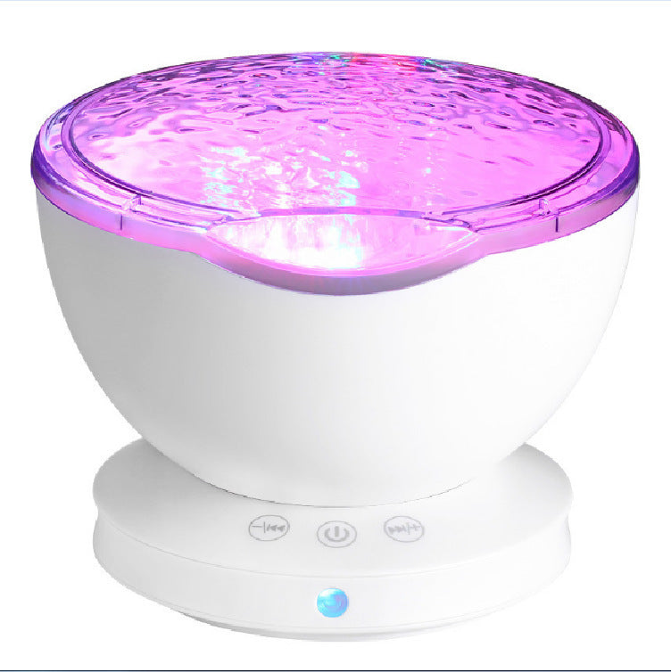 Aurora sleep sleep ocean projection lamp LED star sky projector USB colorful sea wave Daren projector night light