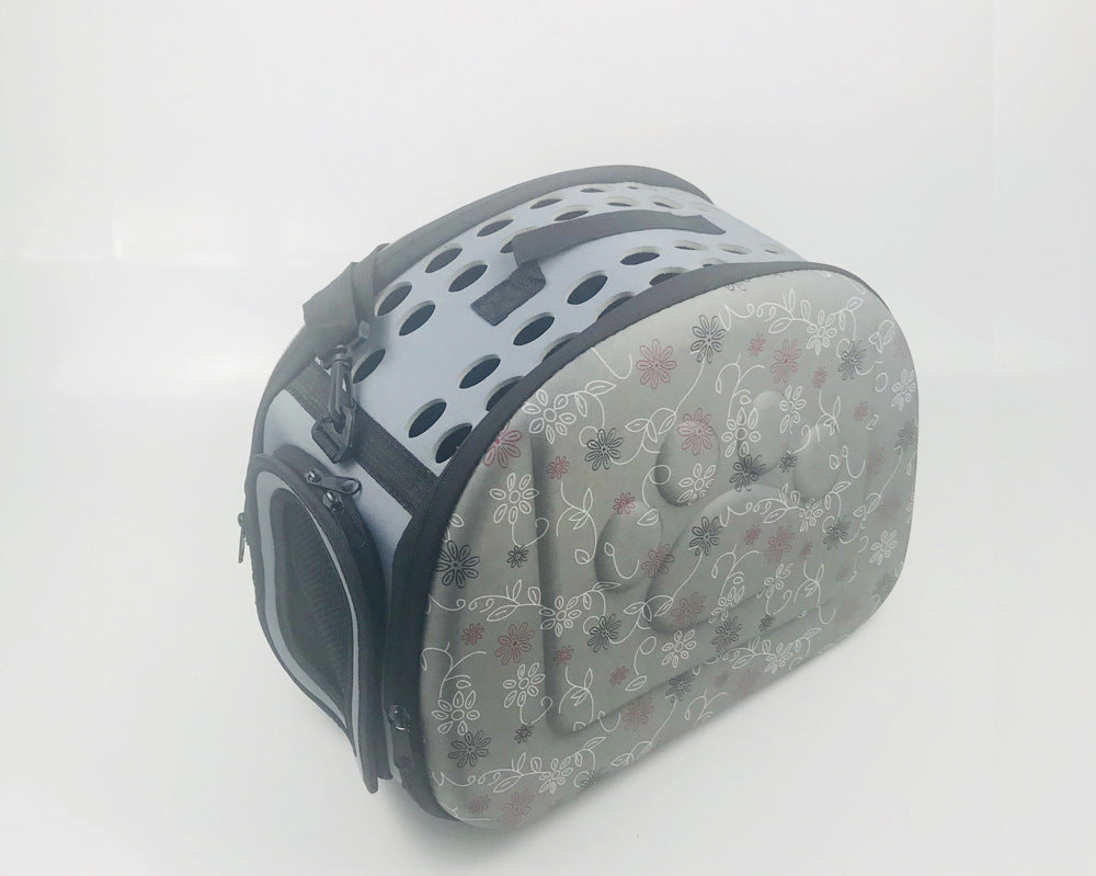 Pet bag portable cat bag dog bag EVA folding pet out backpack bag pet supplies